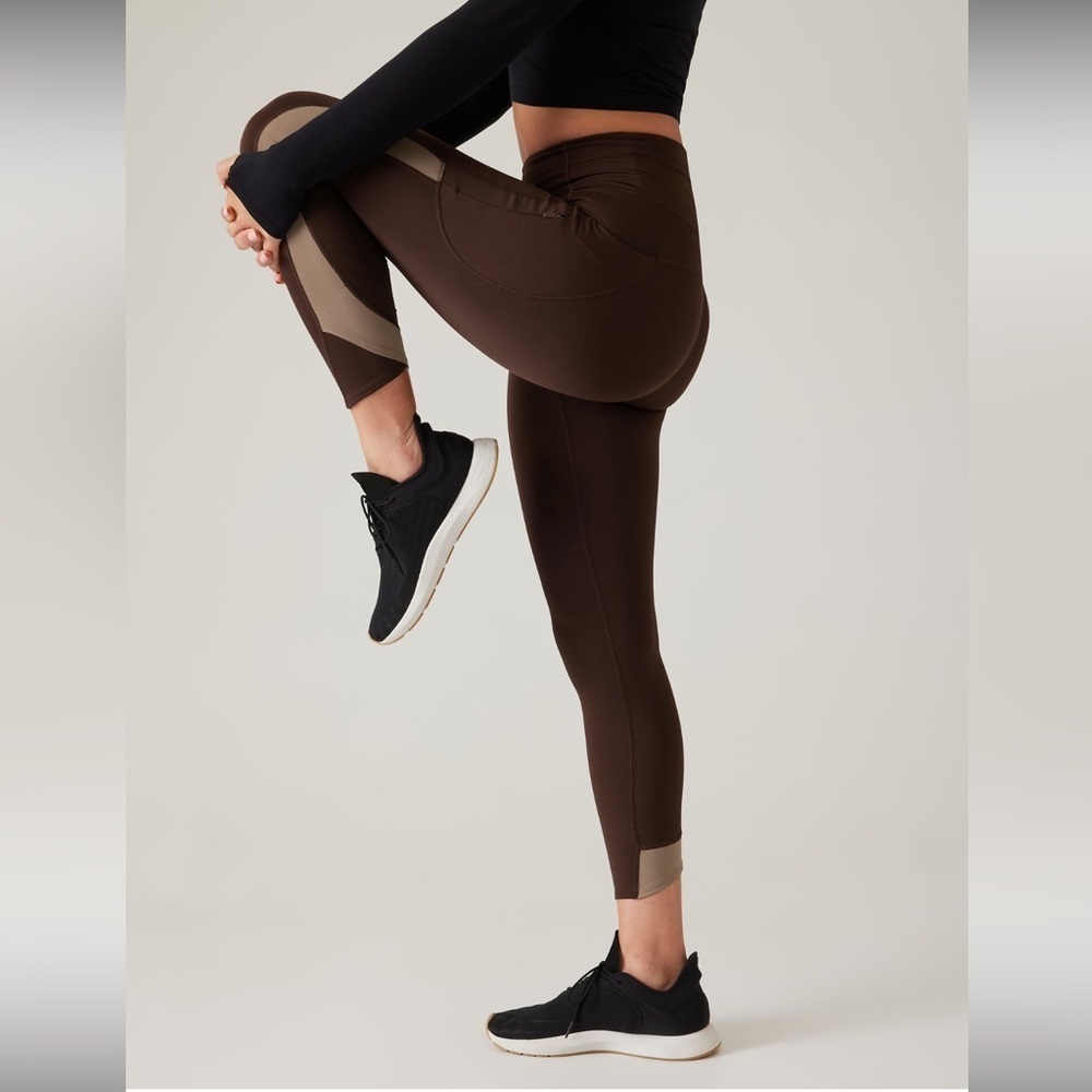 Athletica Ultimate Stash Colorblock 7/8 Tight leggings yoga pants XXS